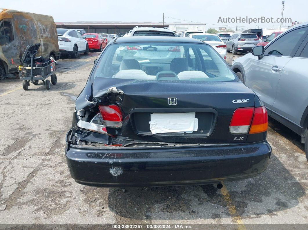 1998 Honda Civic Lx Black vin: 2HGEJ6675WH512062