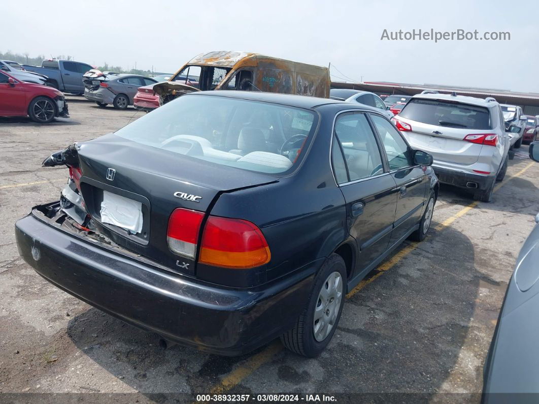 1998 Honda Civic Lx Black vin: 2HGEJ6675WH512062