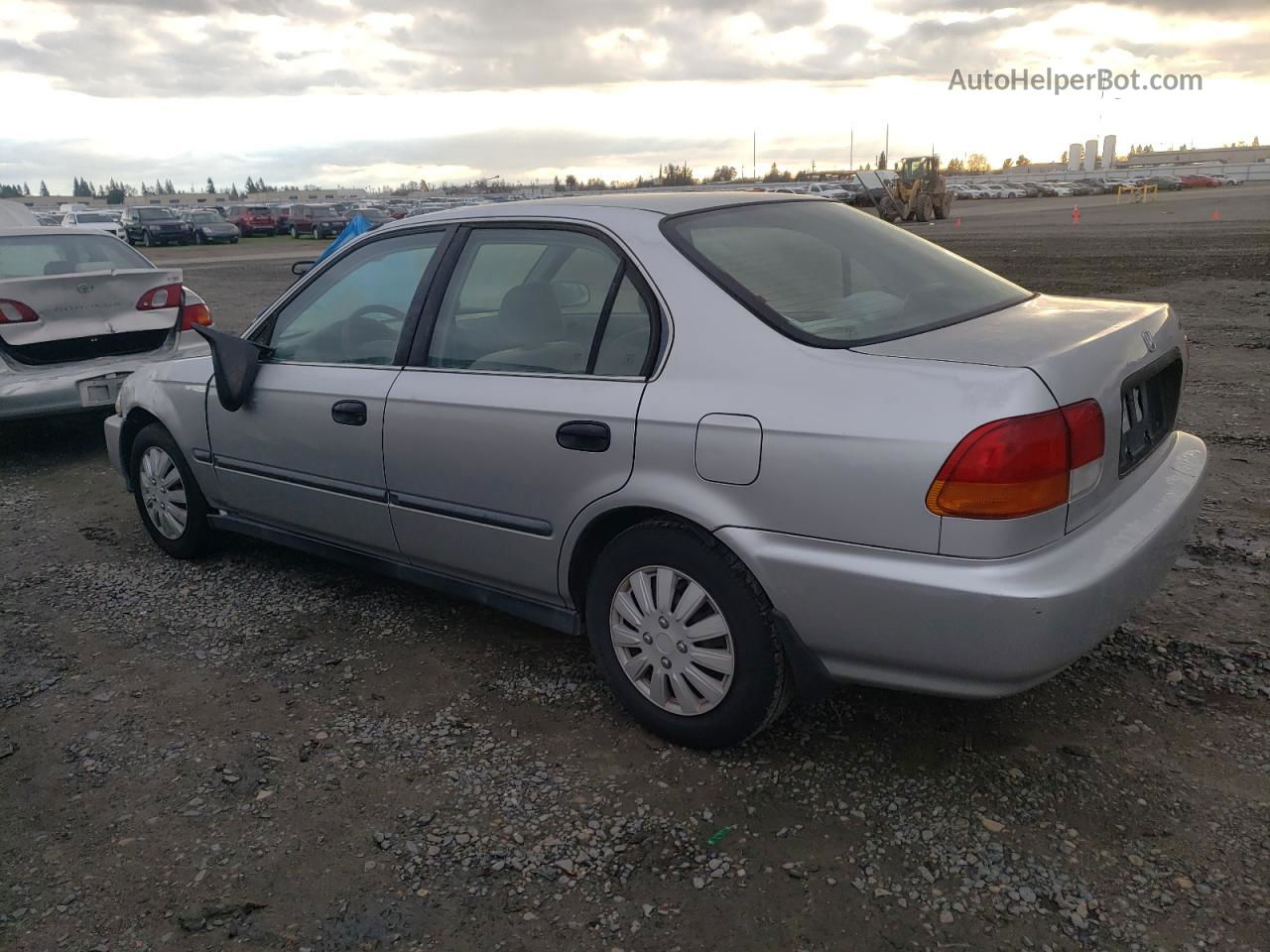 1998 Honda Civic Lx Серебряный vin: 2HGEJ6675WH544915