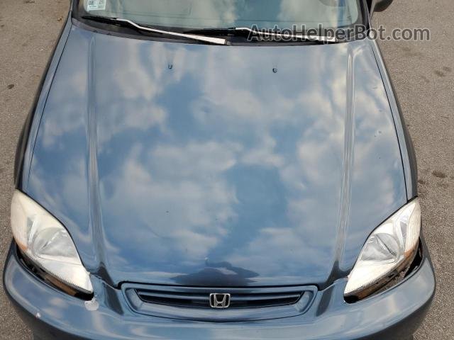 1998 Honda Civic Lx Blue vin: 2HGEJ6675WH553226