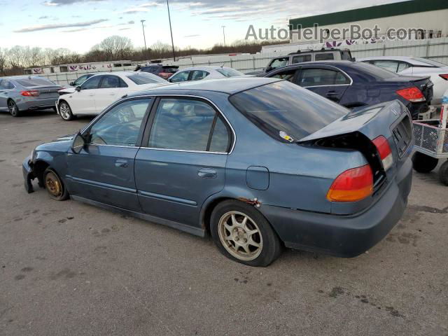 1998 Honda Civic Lx Blue vin: 2HGEJ6675WH553226