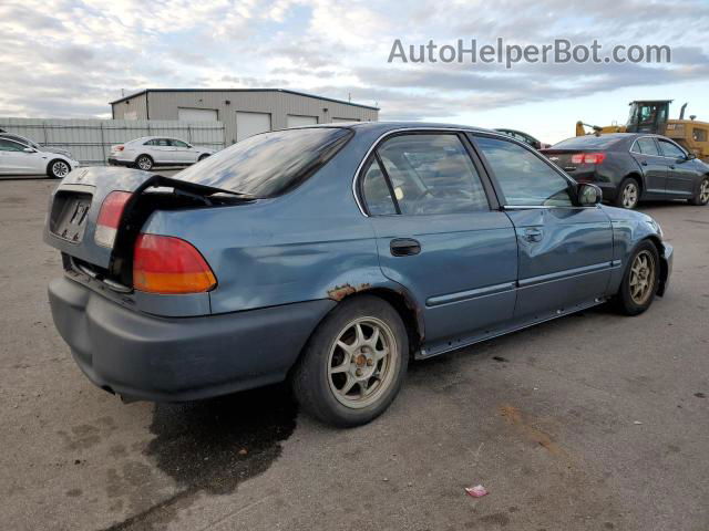 1998 Honda Civic Lx Синий vin: 2HGEJ6675WH553226