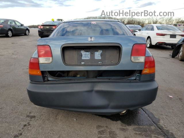 1998 Honda Civic Lx Blue vin: 2HGEJ6675WH553226