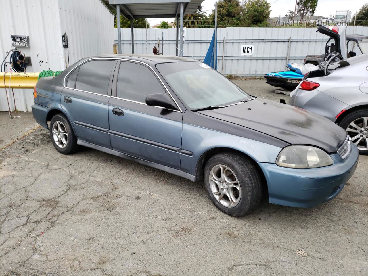 1998 Honda Civic Lx Черный vin: 2HGEJ6675WH614980