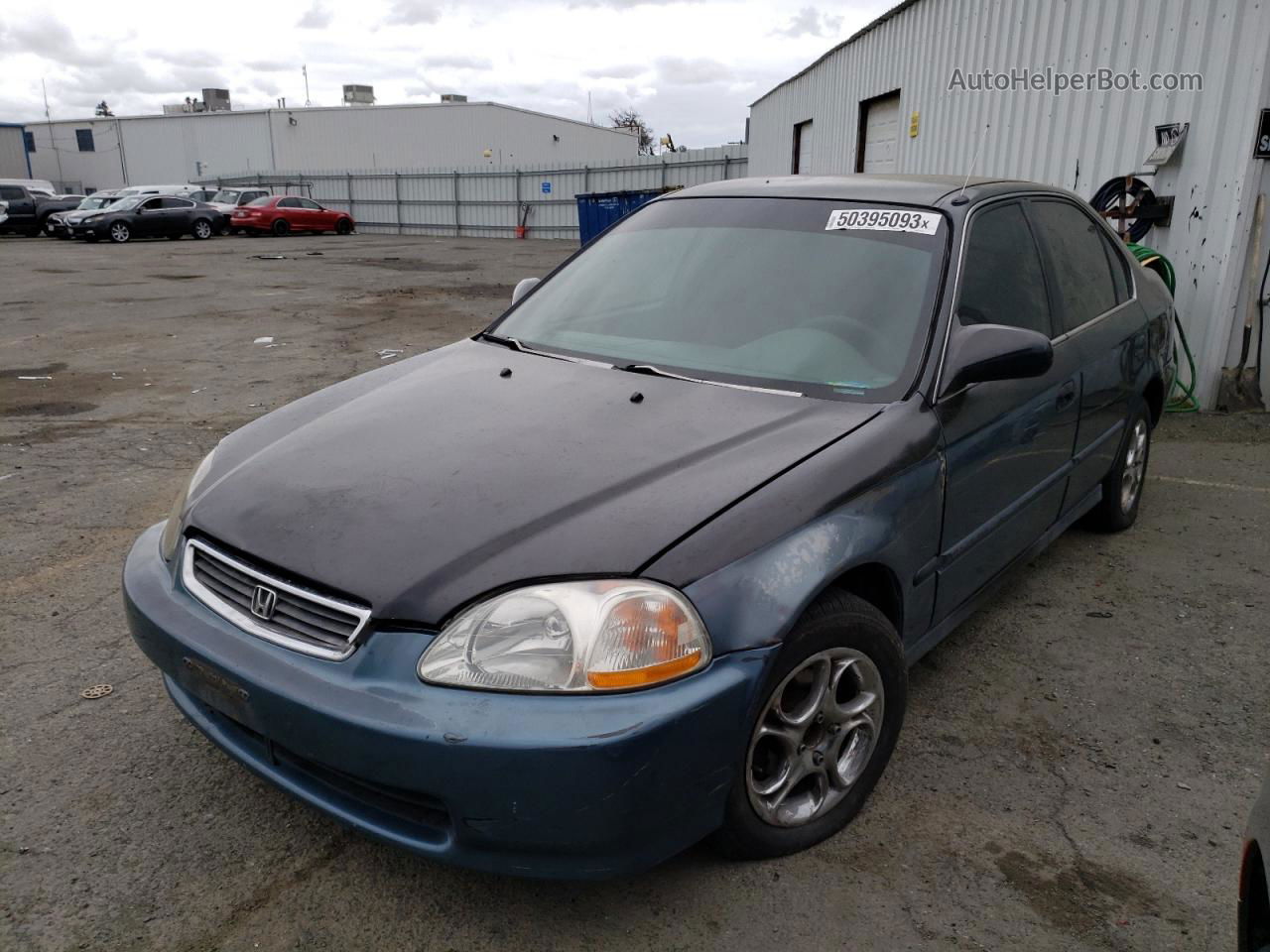 1998 Honda Civic Lx Черный vin: 2HGEJ6675WH614980