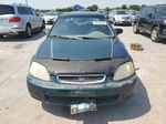 1998 Honda Civic Lx Green vin: 2HGEJ6676WH503614