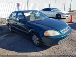 1996 Honda Civic Lx Green vin: 2HGEJ6677TH527481