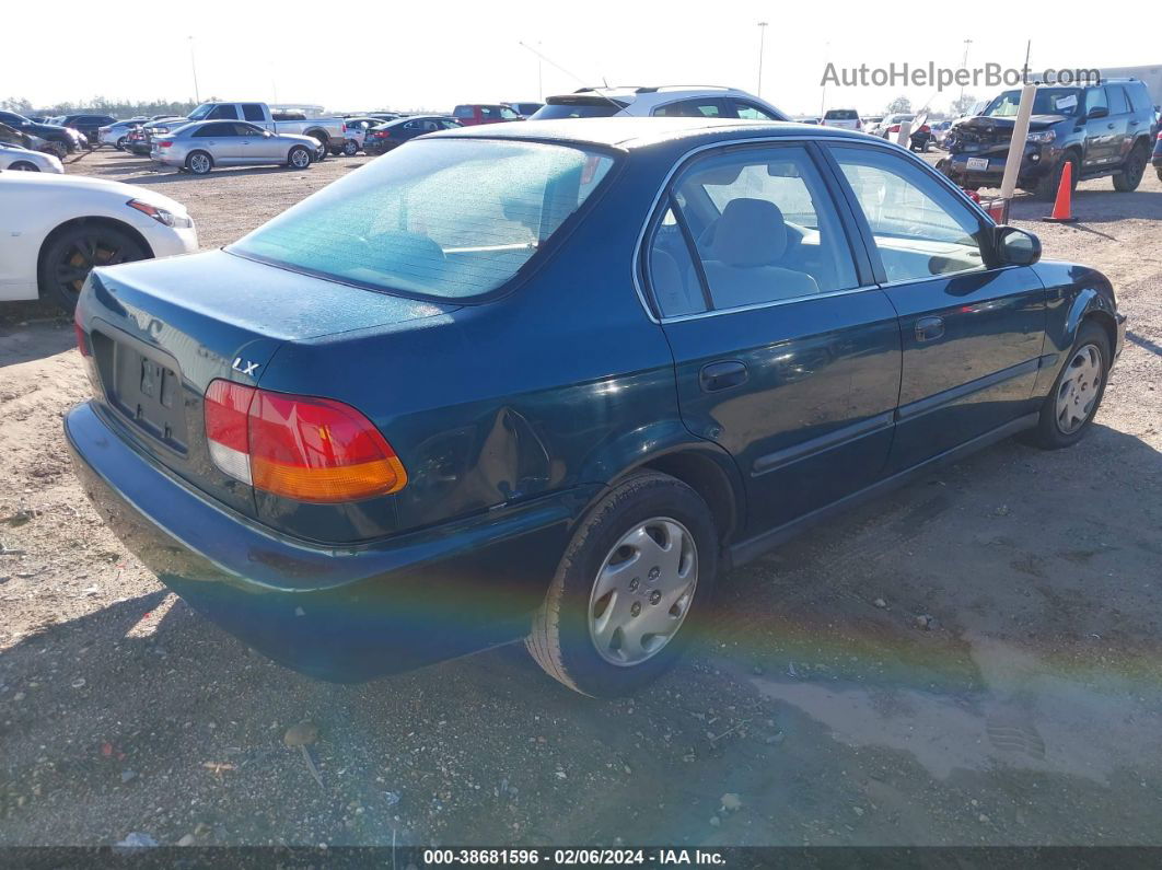 1996 Honda Civic Lx Green vin: 2HGEJ6677TH527481