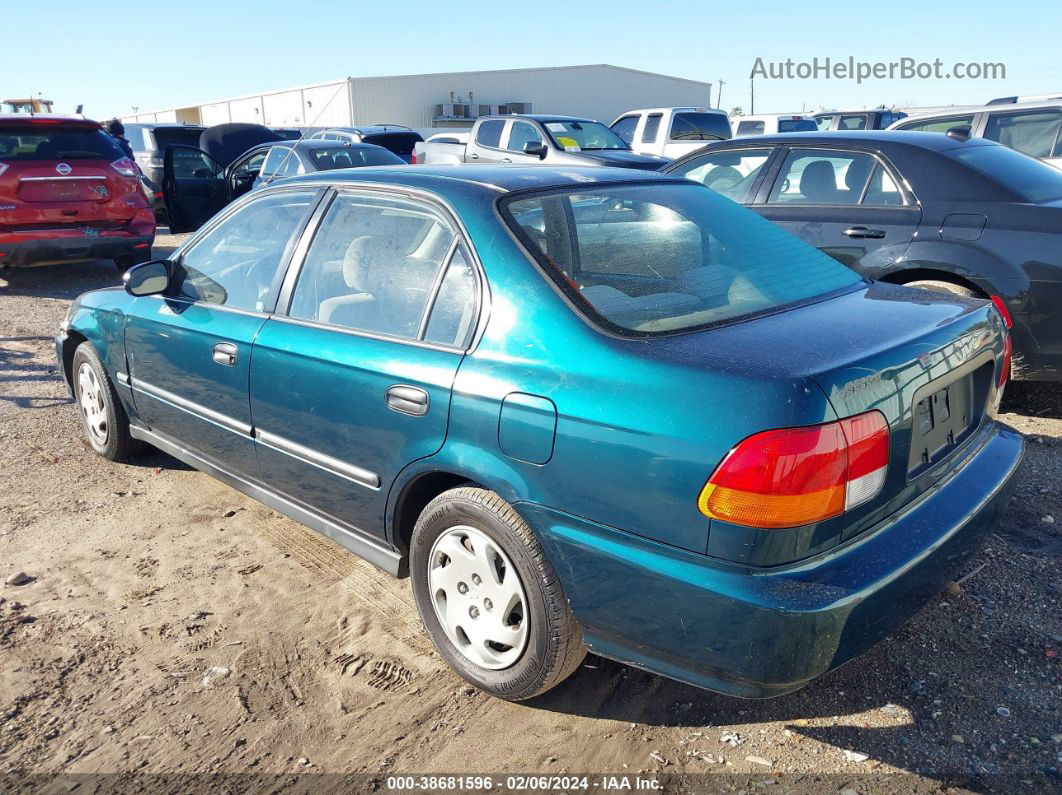 1996 Honda Civic Lx Green vin: 2HGEJ6677TH527481