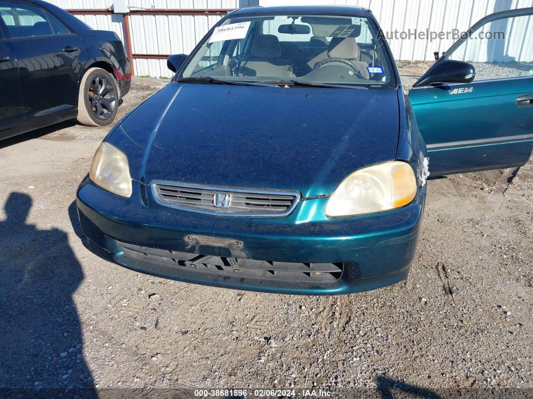 1996 Honda Civic Lx Green vin: 2HGEJ6677TH527481