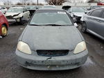 1998 Honda Civic Lx Green vin: 2HGEJ6677WH508272