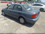 1998 Honda Civic Lx Light Blue vin: 2HGEJ6677WH595266