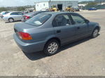 1998 Honda Civic Lx Светло-синий vin: 2HGEJ6677WH595266