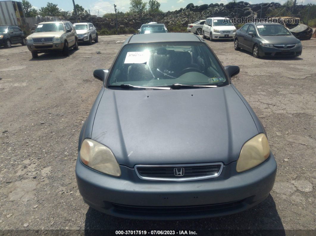 1998 Honda Civic Lx Light Blue vin: 2HGEJ6677WH595266