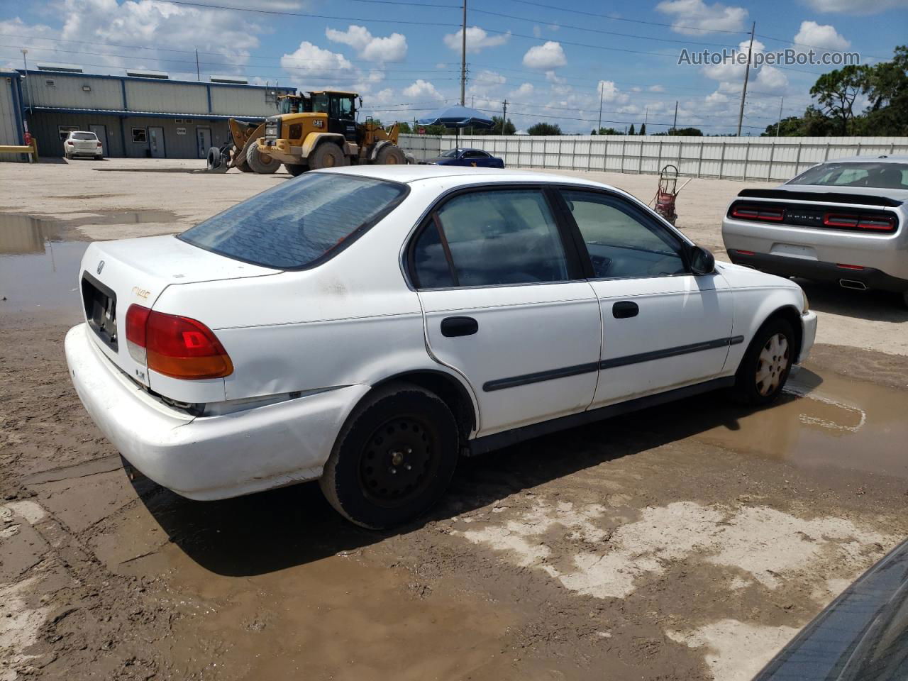 1998 Honda Civic Lx White vin: 2HGEJ6678WH629327