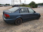 1998 Honda Civic Lx Blue vin: 2HGEJ6679WH580140