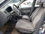 1998 Honda Civic Lx Blue vin: 2HGEJ6679WH580140