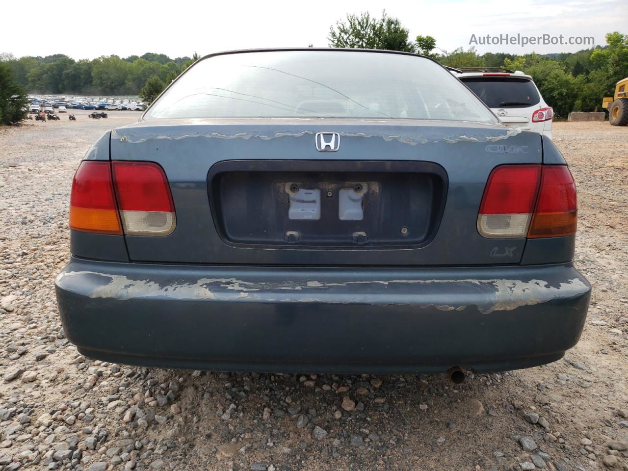 1998 Honda Civic Lx Blue vin: 2HGEJ6679WH580140