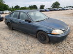 1998 Honda Civic Lx Blue vin: 2HGEJ6679WH580140