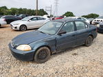 1998 Honda Civic Lx Blue vin: 2HGEJ6679WH580140