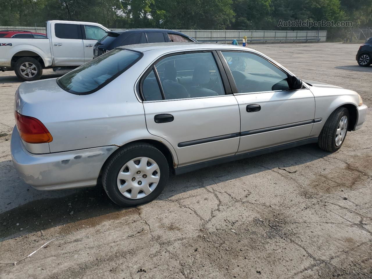 1998 Honda Civic Lx Серебряный vin: 2HGEJ6679WH615971