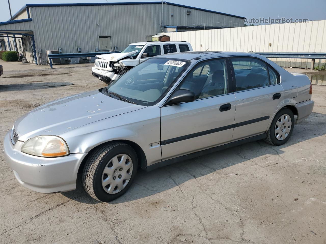 1998 Honda Civic Lx Серебряный vin: 2HGEJ6679WH615971