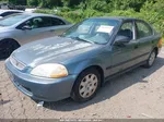 1998 Honda Civic Lx Blue vin: 2HGEJ667XWH552749