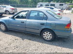 1998 Honda Civic Lx Синий vin: 2HGEJ667XWH552749