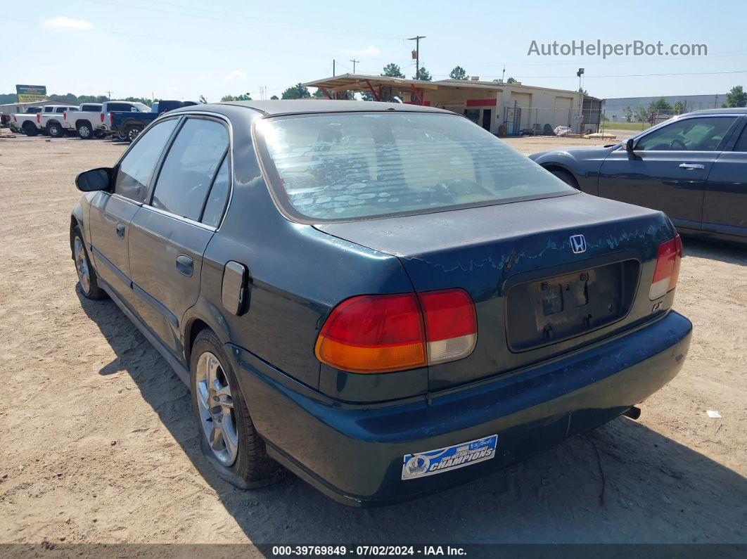 1998 Honda Civic Lx Green vin: 2HGEJ667XWH579482