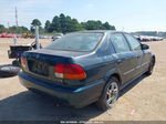 1998 Honda Civic Lx Green vin: 2HGEJ667XWH579482