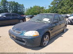 1998 Honda Civic Lx Green vin: 2HGEJ667XWH579482