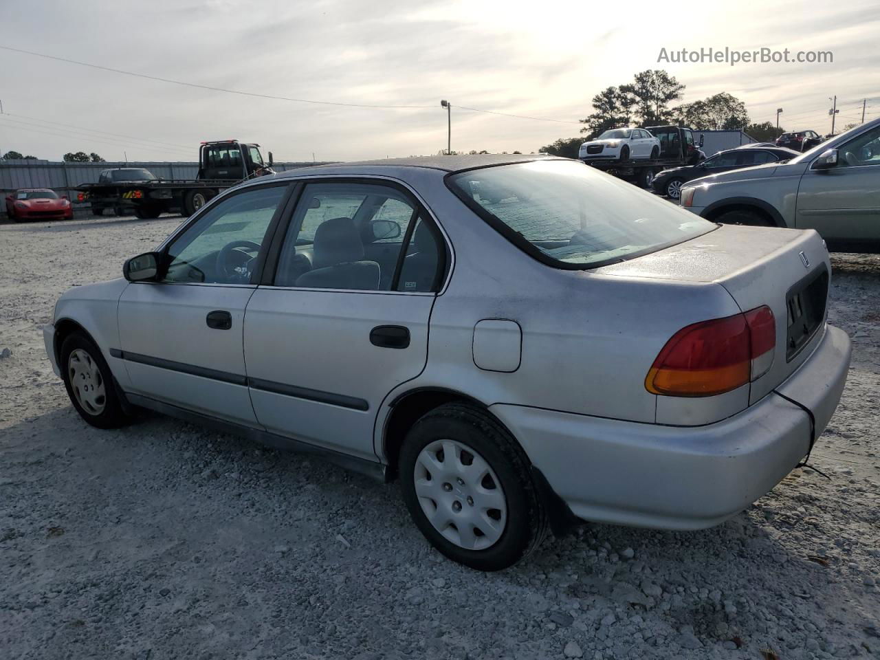 1998 Honda Civic Lx Silver vin: 2HGEJ667XWH600864