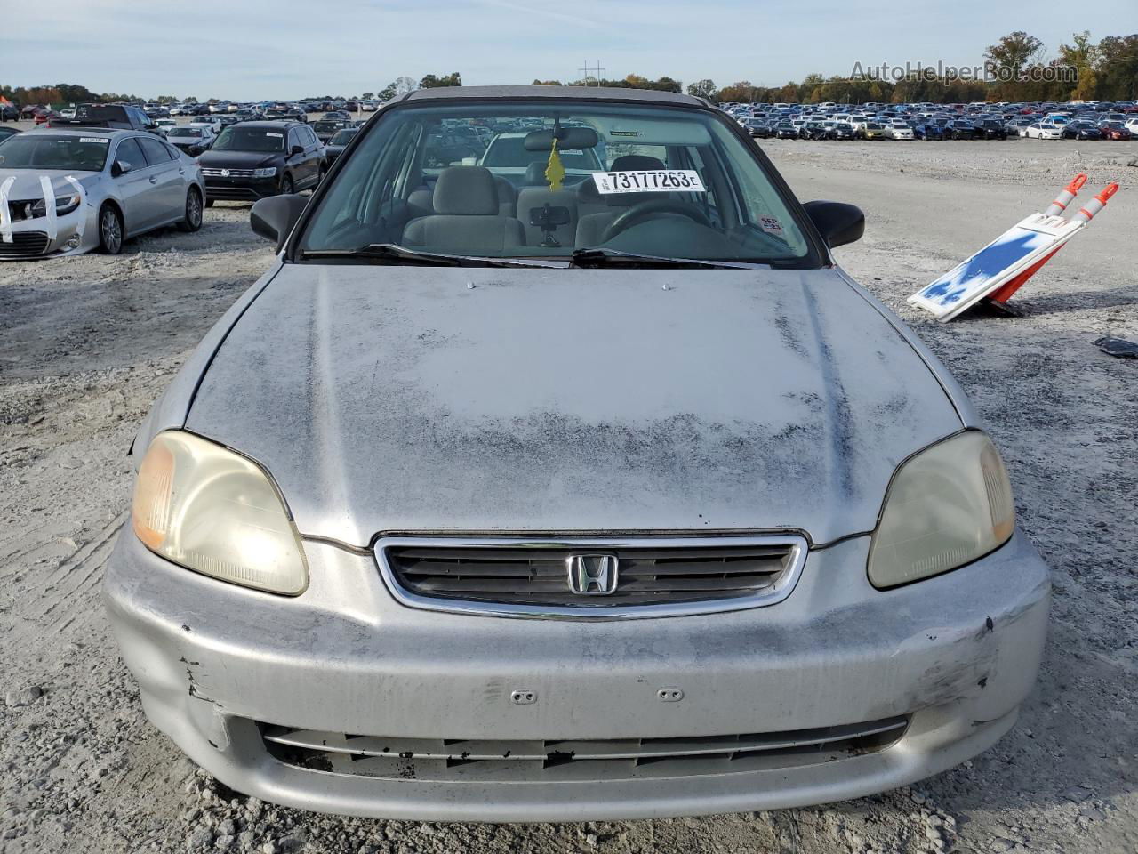 1998 Honda Civic Lx Silver vin: 2HGEJ667XWH600864