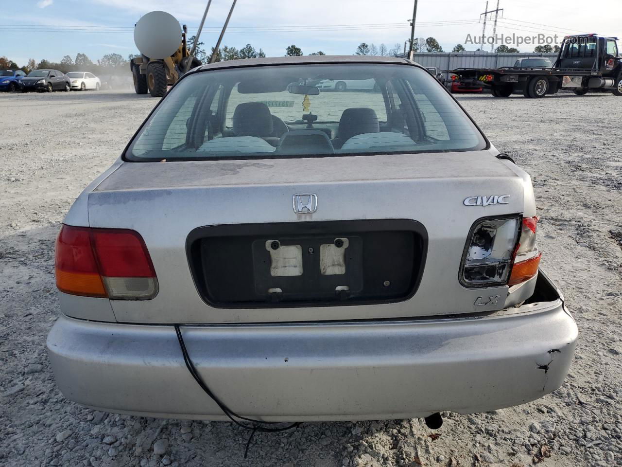 1998 Honda Civic Lx Silver vin: 2HGEJ667XWH600864