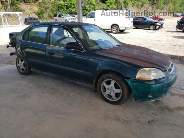 1998 Honda Civic Lx Teal vin: 2HGEJ667XWH604218