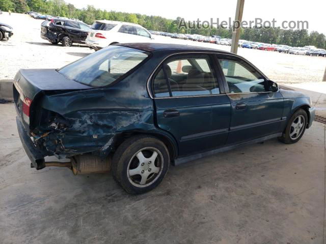 1998 Honda Civic Lx Teal vin: 2HGEJ667XWH604218