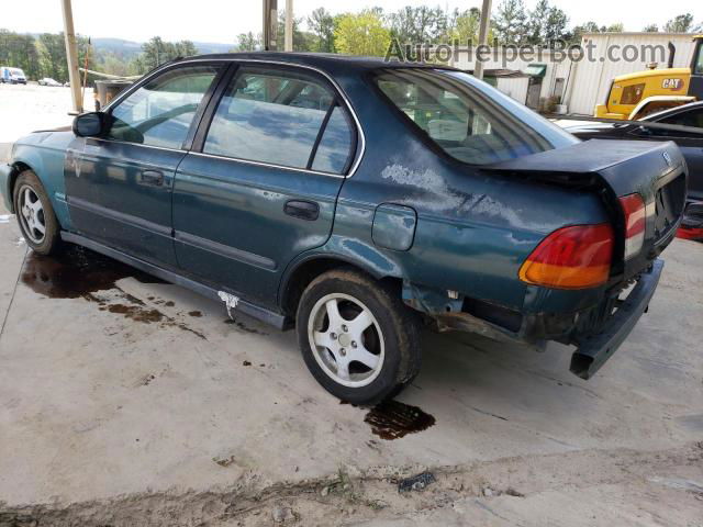 1998 Honda Civic Lx Teal vin: 2HGEJ667XWH604218