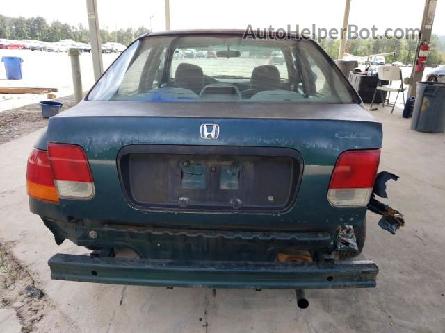 1998 Honda Civic Lx Teal vin: 2HGEJ667XWH604218