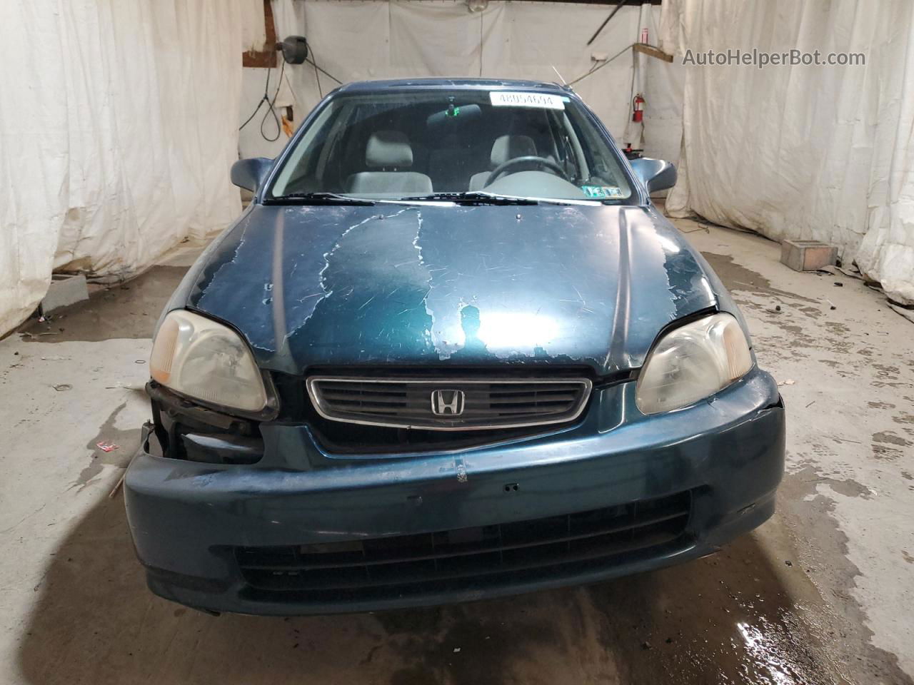 1998 Honda Civic Ex Зеленый vin: 2HGEJ8542WH538489