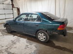 1998 Honda Civic Ex Зеленый vin: 2HGEJ8542WH538489