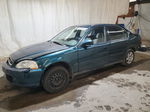 1998 Honda Civic Ex Зеленый vin: 2HGEJ8542WH538489