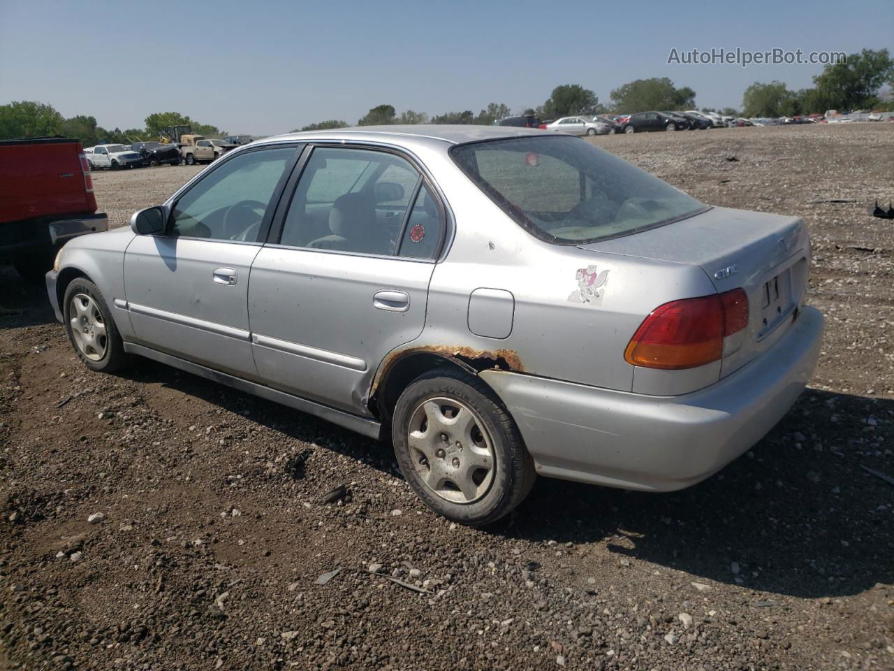 1998 Honda Civic Ex Silver vin: 2HGEJ8542WH566650