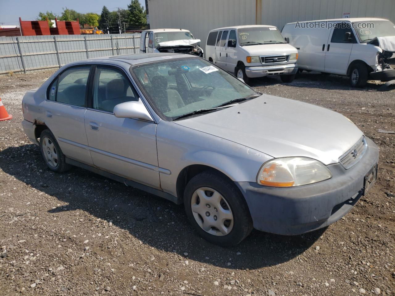 1998 Honda Civic Ex Silver vin: 2HGEJ8542WH566650