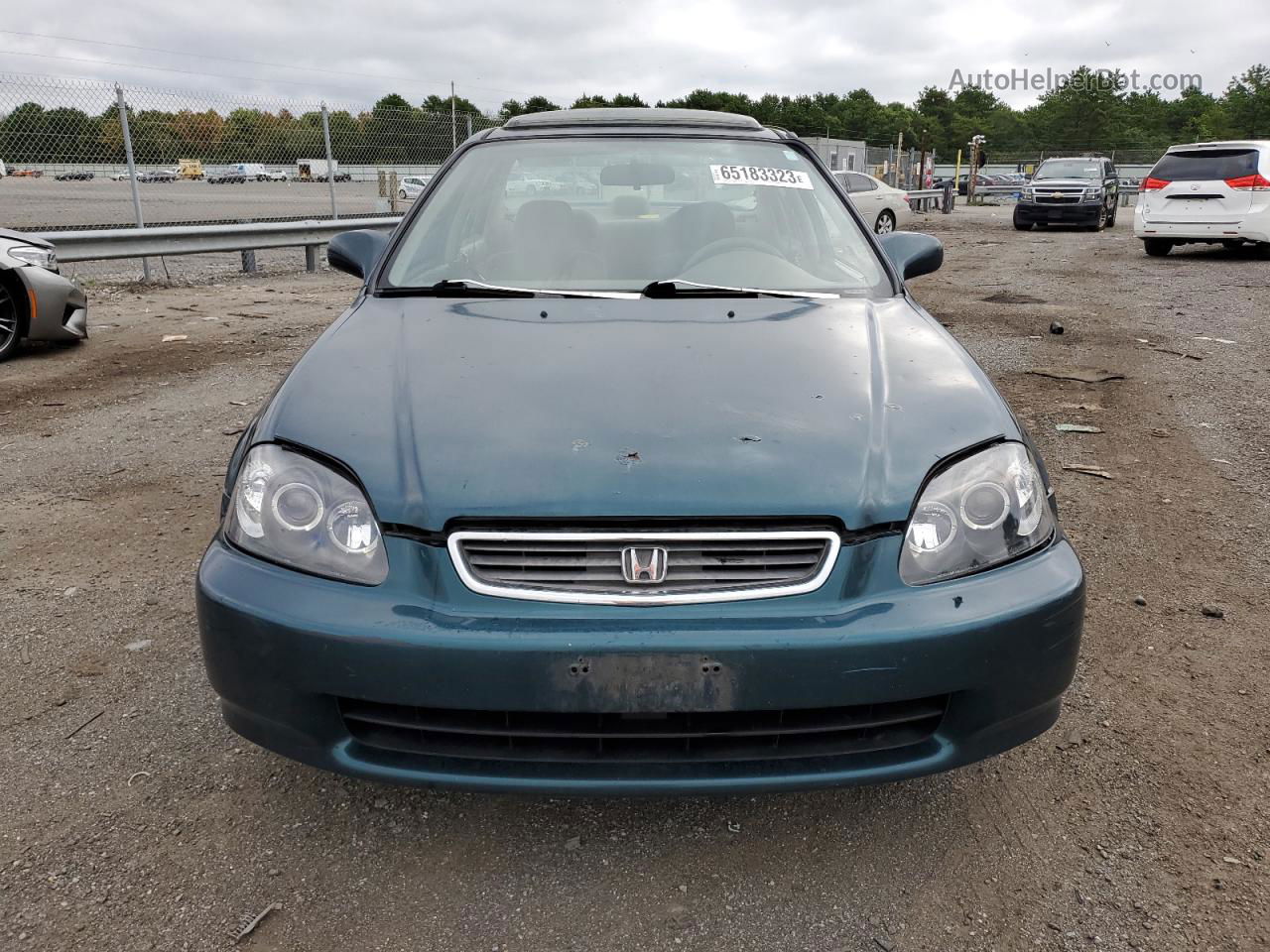 1996 Honda Civic Ex Зеленый vin: 2HGEJ8546TH544212