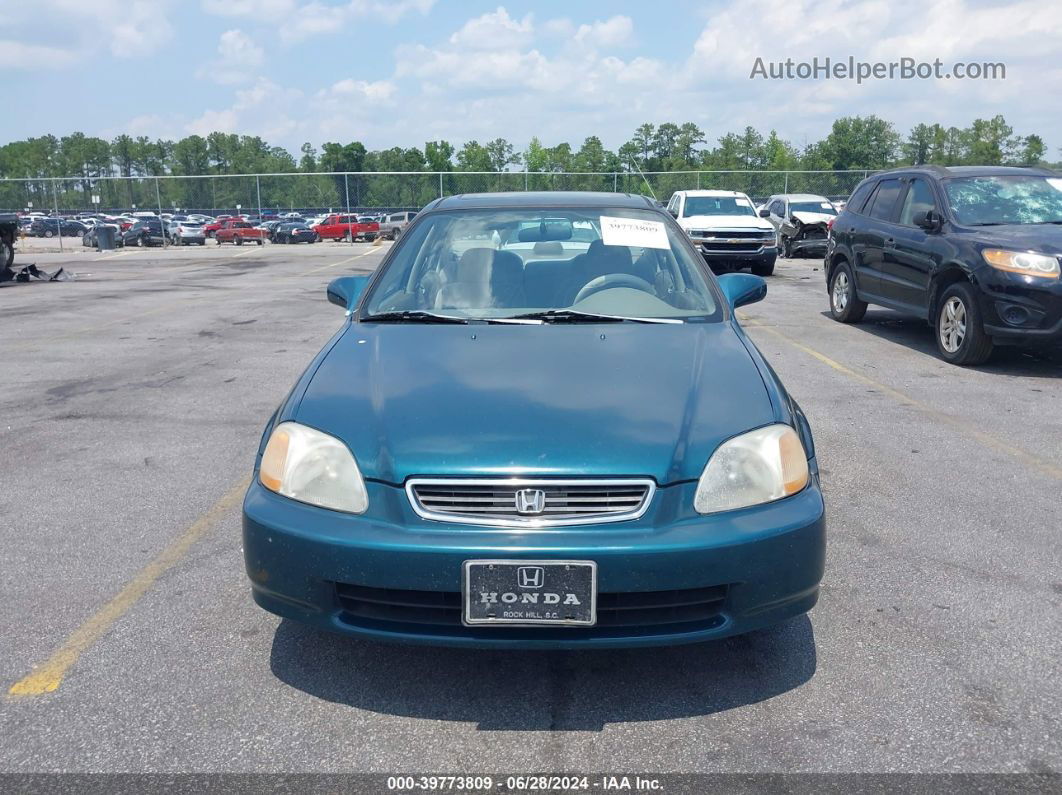 1998 Honda Civic Ex Green vin: 2HGEJ8548WH511734