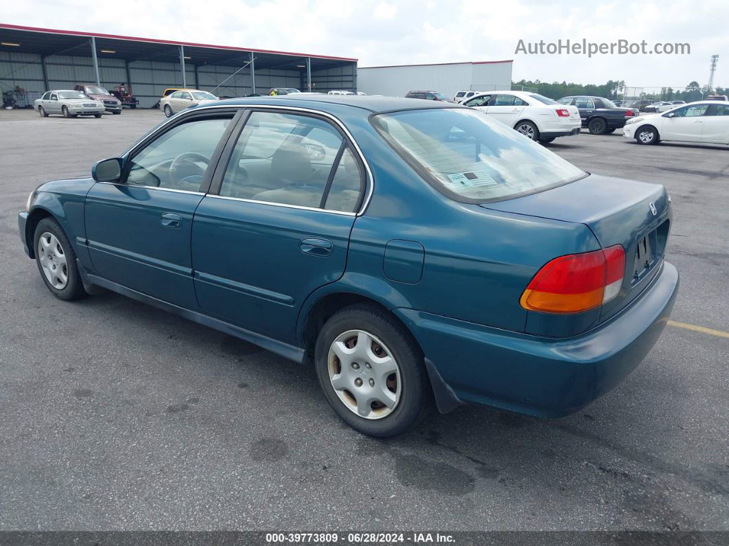 1998 Honda Civic Ex Зеленый vin: 2HGEJ8548WH511734