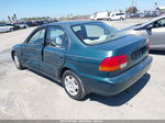 1998 Honda Civic Ex Зеленый vin: 2HGEJ854XWH514909