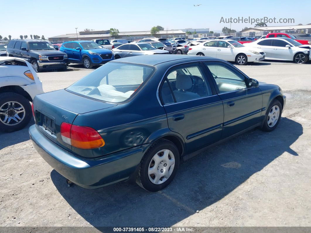 1998 Honda Civic Ex Зеленый vin: 2HGEJ854XWH514909