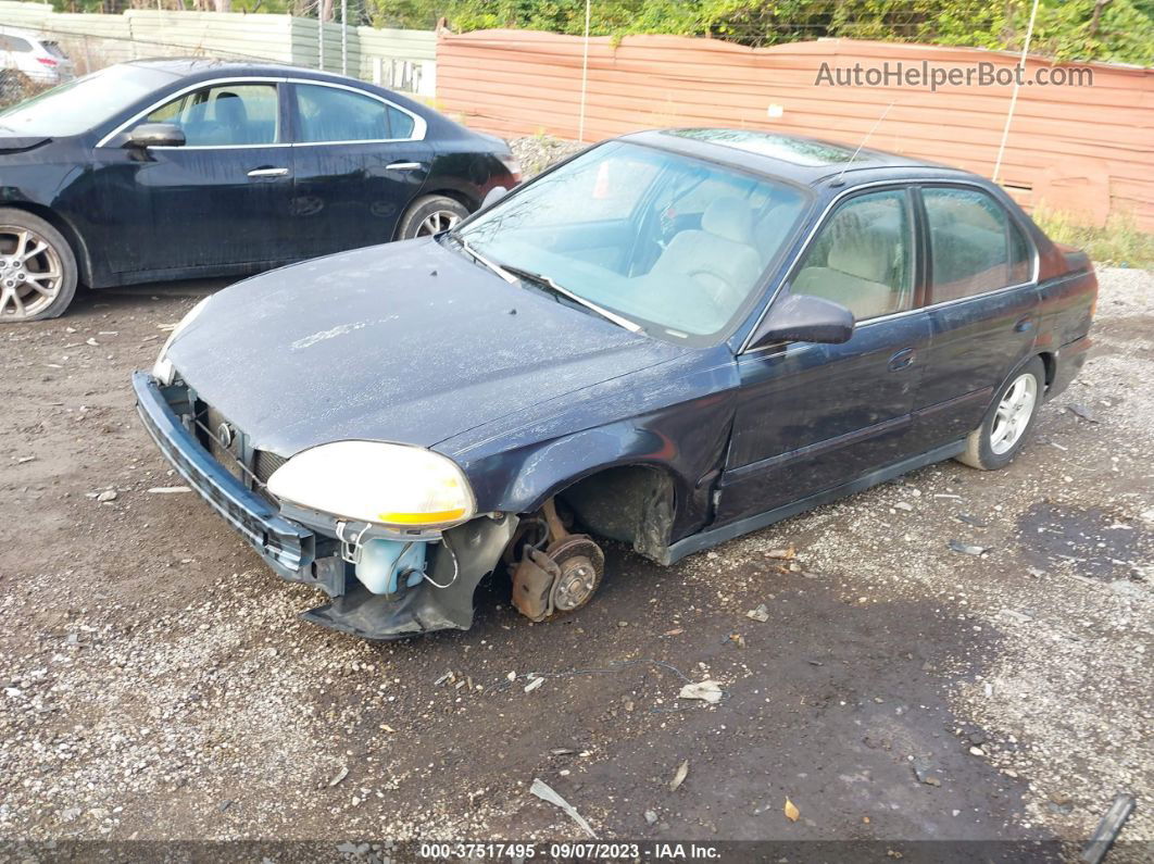 1998 Honda Civic Ex Blue vin: 2HGEJ8640WH623135