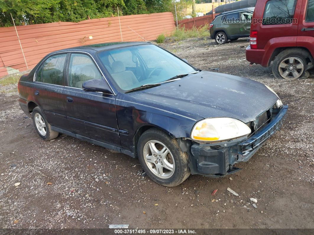 1998 Honda Civic Ex Blue vin: 2HGEJ8640WH623135